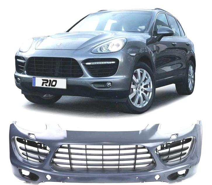 Pare Chocs Frontal Pour Porsche Cayenne 958 92A 10-14 Pdc Sr, Auto-onderdelen, Carrosserie, Verzenden