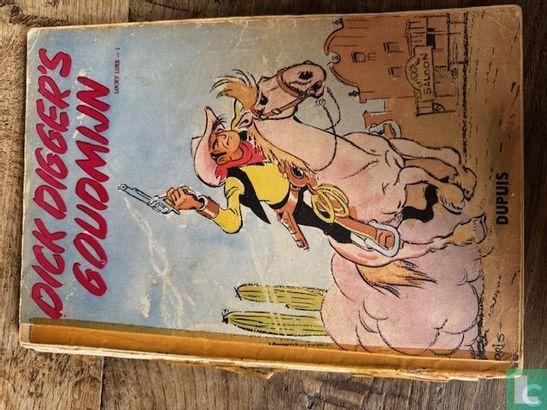 Lucky Luke - Dick Diggers goudmijn - 1950, Boeken, Stripverhalen, Gelezen, Eén stripboek, Verzenden