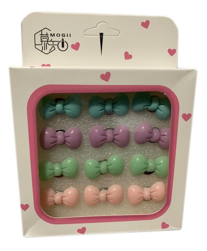 Set van 12 leuke punaises in een doosje (model: strikjes ge, Doe-het-zelf en Bouw, Gereedschap | Overige machines, Nieuw, Verzenden