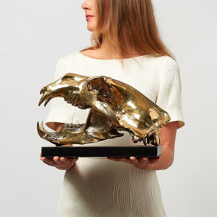 sculptuur, Sooka Interior - Polar Bear skull in finest, Antiek en Kunst, Kunst | Designobjecten