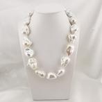 Parel - Zilver - Halsketting - Italiaans ambacht