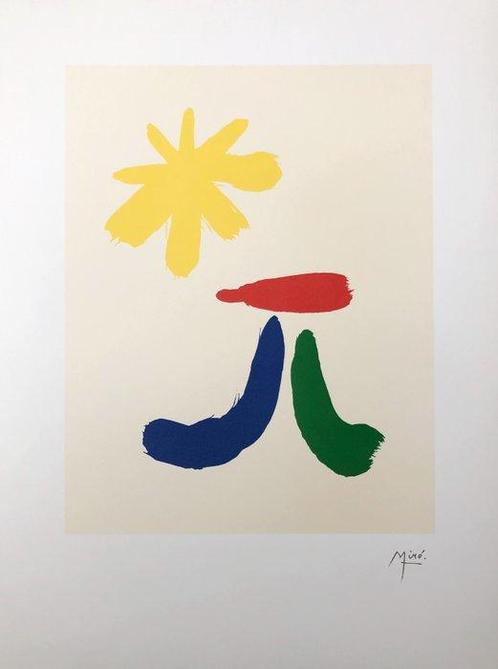 Joan Miro (1893-1983) - Parler Seul - Lithographic print, Antiek en Kunst, Antiek | Meubels | Stoelen en Sofa's