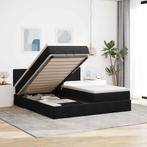 vidaXL Ottoman bed met matrassen 180x200cm fluweel zwart, Huis en Inrichting, Slaapkamer | Bedden, Verzenden, Nieuw