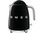 SMEG -  Waterkoker 50s Style Collection  - Zwart, 1 tot 2 liter, Verzenden, Nieuw