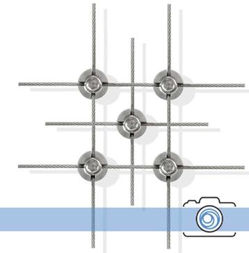 Plant Klimhulp kruisschroef Rvs Trellis 3mm, Tuin en Terras, Verzenden, Nieuw