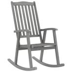 vidaXL Chaise à bascule gris bois dacacia massif, Jardin & Terrasse, Neuf, Verzenden