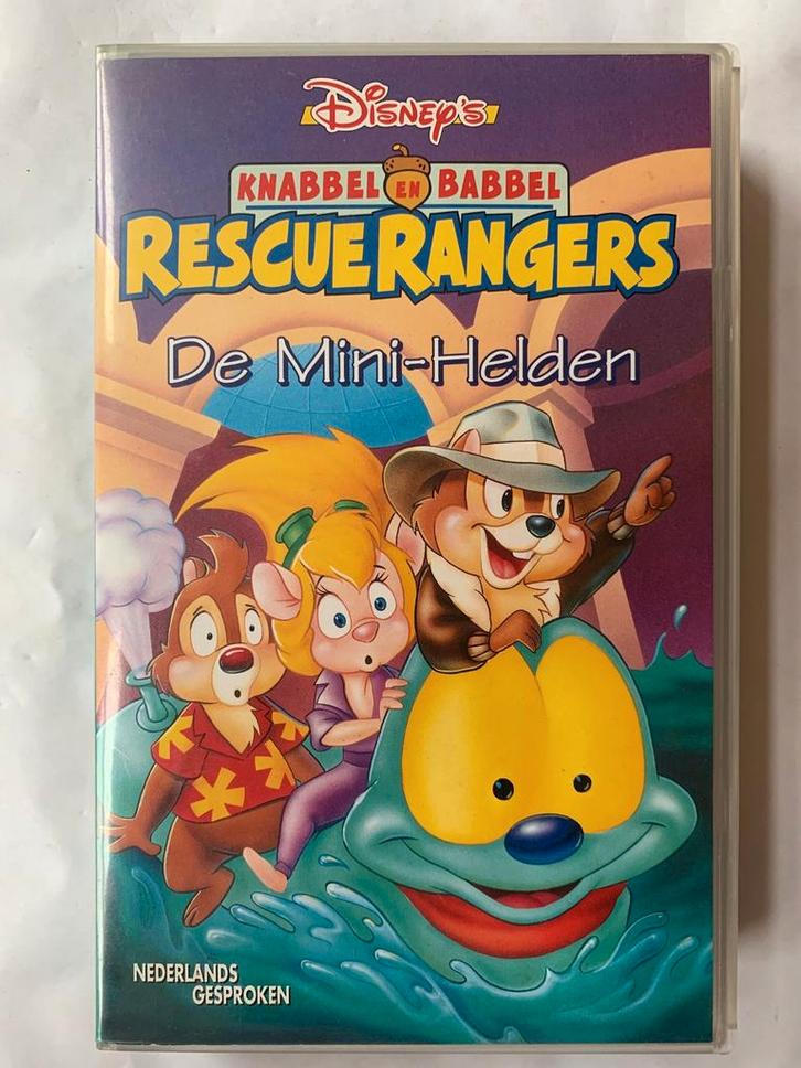 KNABBEL EN BABBEL RESCUE RANGERS DE MINI-HELDEN (VHS), Cd's en Dvd's, VHS | Film, Gebruikt