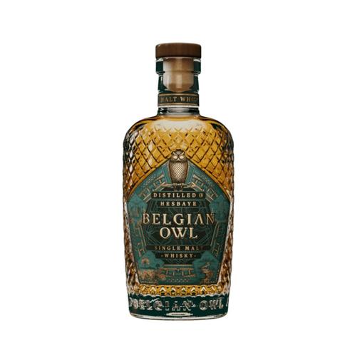 Belgian Owl Single Malt Whisky New Bottle Green Identité 46°, Verzamelen, Wijnen