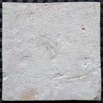 Tegel - Antieke Delftsblauwe tegel met springend hert. -, Antiek en Kunst