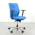 Bejot bureaustoel, blauw, 1D armleggers, Ophalen of Verzenden, Gebruikt