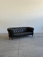 Sofa - Leder, Hout - Chesterfield