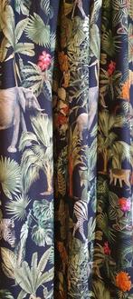 300x280cm! Boheemse stof met exotische dieren - Realistisch