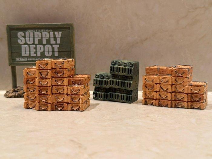 King & Country - Speelgoedsoldaatje WW II Supply depot, Kinderen en Baby's, Speelgoed | Overig