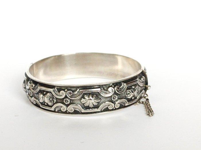 Zonder Minimumprijs - Armband 925 zilver - 1,7 cm. breed, Handtassen en Accessoires, Armbanden