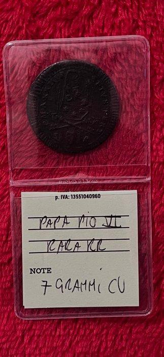 Italië, Pauselijke Staat Pio VI (1775-1799). Baiocco (Zonder, Postzegels en Munten, Munten | Europa | Niet-Euromunten