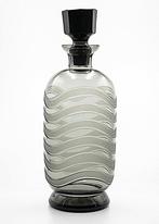 Art Deco Bohemian Crystal Glass Drinking Set- 1920, Marked -
