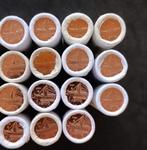 Griekenland. 1 Cent 2002/2024 (1150 monete) in 23 rotolini, Postzegels en Munten