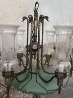 Kroonluchter - Messing, Glas, Metaal - Vintage kroonluchter