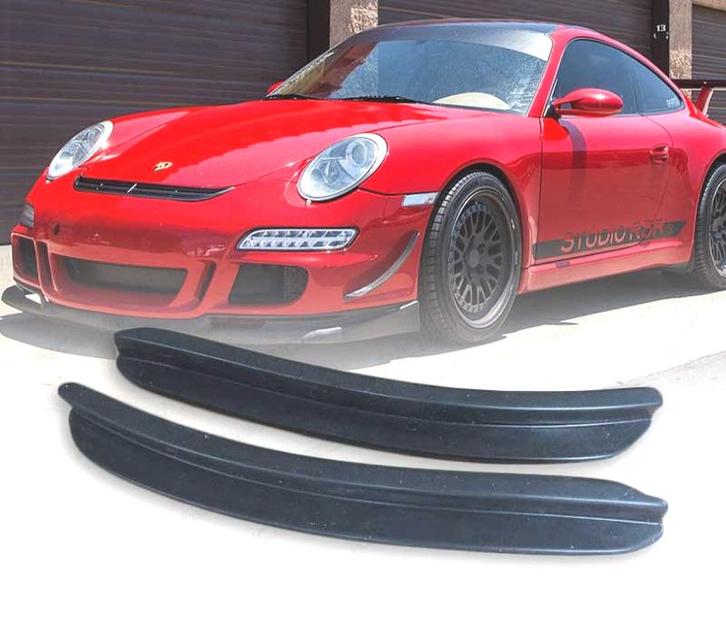 Splitters Flap Pour Porsche 911 997 Look Gt3 Rs 04-08, Auto-onderdelen, Carrosserie, Verzenden
