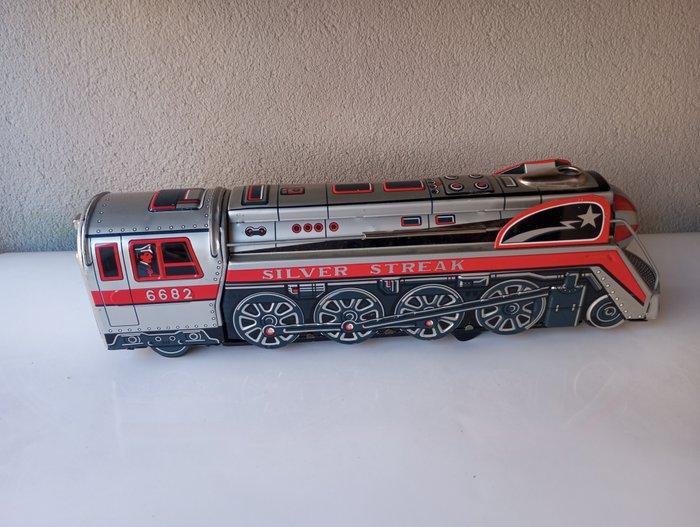 Modern speelgoed - Blikken speelgoed - Silver Streak Battery, Antiek en Kunst, Antiek | Speelgoed