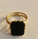 Ring - 18 karaat Geel goud Onyx