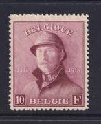 België 1919 - 10 Frank Roi casqué postfris - COB # 178, Postzegels en Munten, Gestempeld