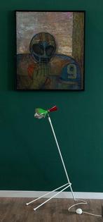 Staande lamp - Aluminium - Paal met dubbele kegel