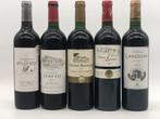 Mixed lot of 5 x 75cl Bordeaux post-millenium reds (rood), Verzamelen, Wijnen, Ophalen of Verzenden, Nieuw, Frankrijk, Rode wijn