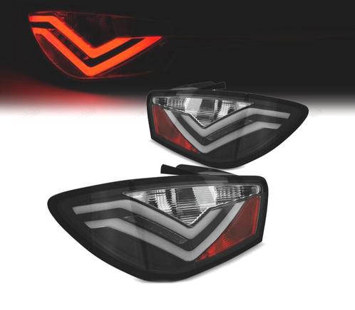 FEUX ARRIÈRE SEAT IBIZA 3P 08-12 LIGHT BAR FOND NOIR, Auto-onderdelen, Verlichting, Verzenden