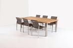 4 Seasons Outdoor Summit eetset mocca met Casa tafel 240 cm