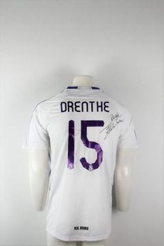 Real Madrid Thuisshirt: Gesigneerd door Royston Drenthe