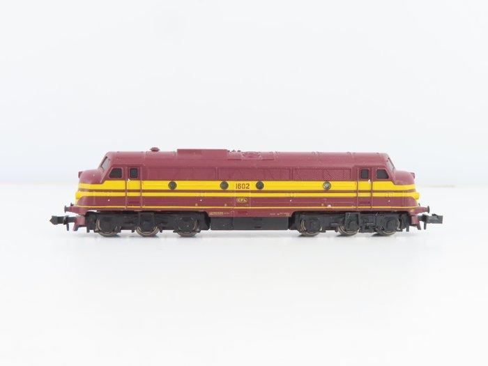 Minitrix N - 12269 - Diesellocomotief (1) - Type MY 1600,, Hobby en Vrije tijd, Modeltreinen | N-Spoor