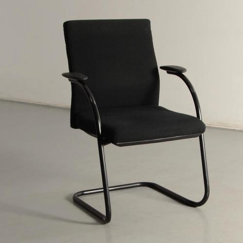Rovo 4465 vergaderstoel, zwart, sledeframe, Huis en Inrichting, Stoelen, Gebruikt, Ophalen of Verzenden