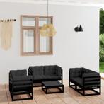 vidaXL 7-delige Loungeset met kussens massief grenenhout, Tuin en Terras, Verzenden, Nieuw, Loungeset