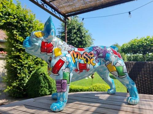 sculptuur, Pop art dog sculpture - 39 cm - Glasvezel, Antiek en Kunst, Kunst | Designobjecten