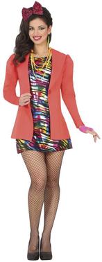 Neon 80S Kostuum Regenboog Dames, Kleding | Dames, Verzenden, Nieuw