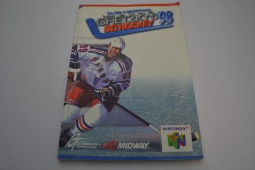 Wayne Gretzkys 3D Hockey 98 (N64 UKV MANUAL), Consoles de jeu & Jeux vidéo, Consoles de jeu | Nintendo Consoles | Accessoires