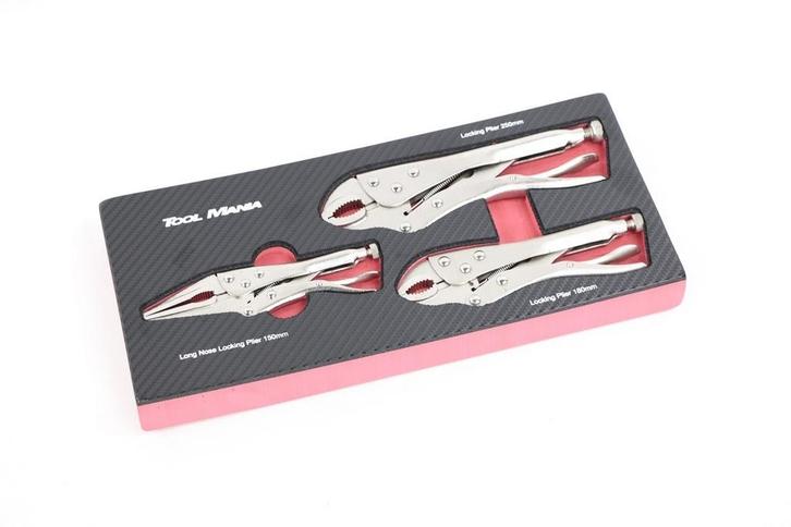 TM 3 Delige Griptangenset foam carbon look inlay, Autos : Divers, Outils de voiture, Envoi