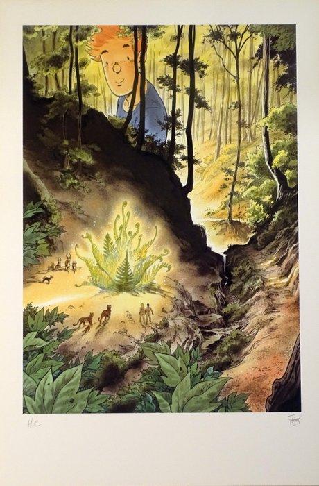 Frank Pé - 1 Offset Print - Broussaille - La forêt, Livres, BD | Comics