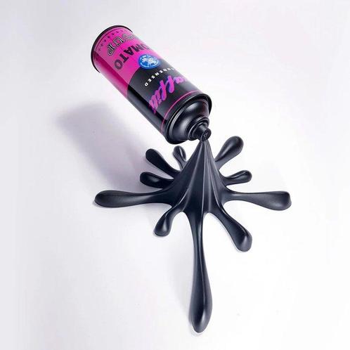 2FAST - Black/Pink Graffiti Soup Splash Can Sculpture, Antiek en Kunst, Kunst | Schilderijen | Modern