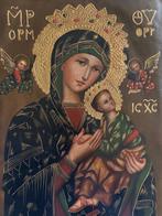 Cuzco School - Our Lady of the Perpetual Help - 41 x 31 cm, Antiek en Kunst