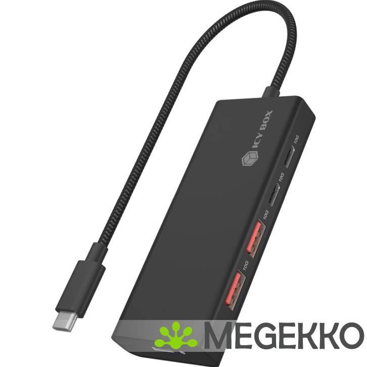 ICY BOX IB-HUB1436-CPD laptop dock & poortreplicator Bedraad, Computers en Software, USB Sticks, Nieuw, Verzenden