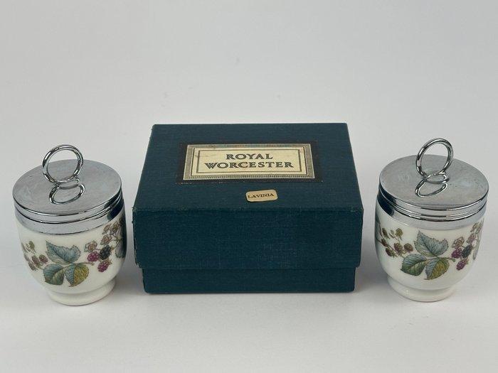Royal Worcester - Ensemble de coquetiers (2) - Porcelaine,, Antiquités & Art, Curiosités & Brocante