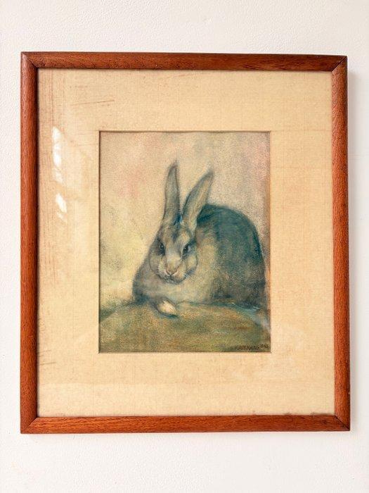 Leo Marchand (1913 - 1996) - Konijn, Antiquités & Art, Art | Peinture | Classique