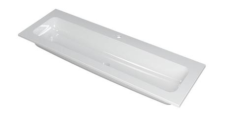 INK Wastafel Faktor polystone centraal met 1 kraangat 140 cm, Doe-het-zelf en Bouw, Sanitair, Overige typen, Nieuw, Ophalen of Verzenden