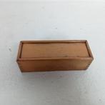 Spel - Domino - Been met ebben hout, beuken kistje