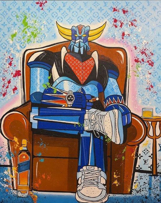Le Youn (XX) - Goldorak Vuitton Paris · XXL, Antiek en Kunst, Kunst | Schilderijen | Modern