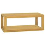 vidaXL Badkamerwandkast 90x45x35 cm massief teakhout, Huis en Inrichting, Verzenden, Nieuw