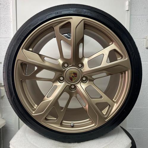 Porsche Taycan/-Cross ORIGINELE 21inch Neo Dyme met banden, Auto-onderdelen, Banden en Velgen, 21 inch, Zomerbanden, 305 mm, Personenwagen