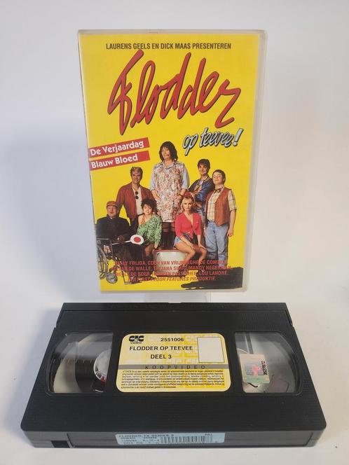 Flodder op Teevee Deel 3 VHS, Cd's en Dvd's, VHS | Film, Zo goed als nieuw, Ophalen of Verzenden